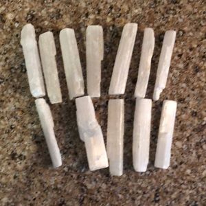 Lot of 12 3” Selenite Wands